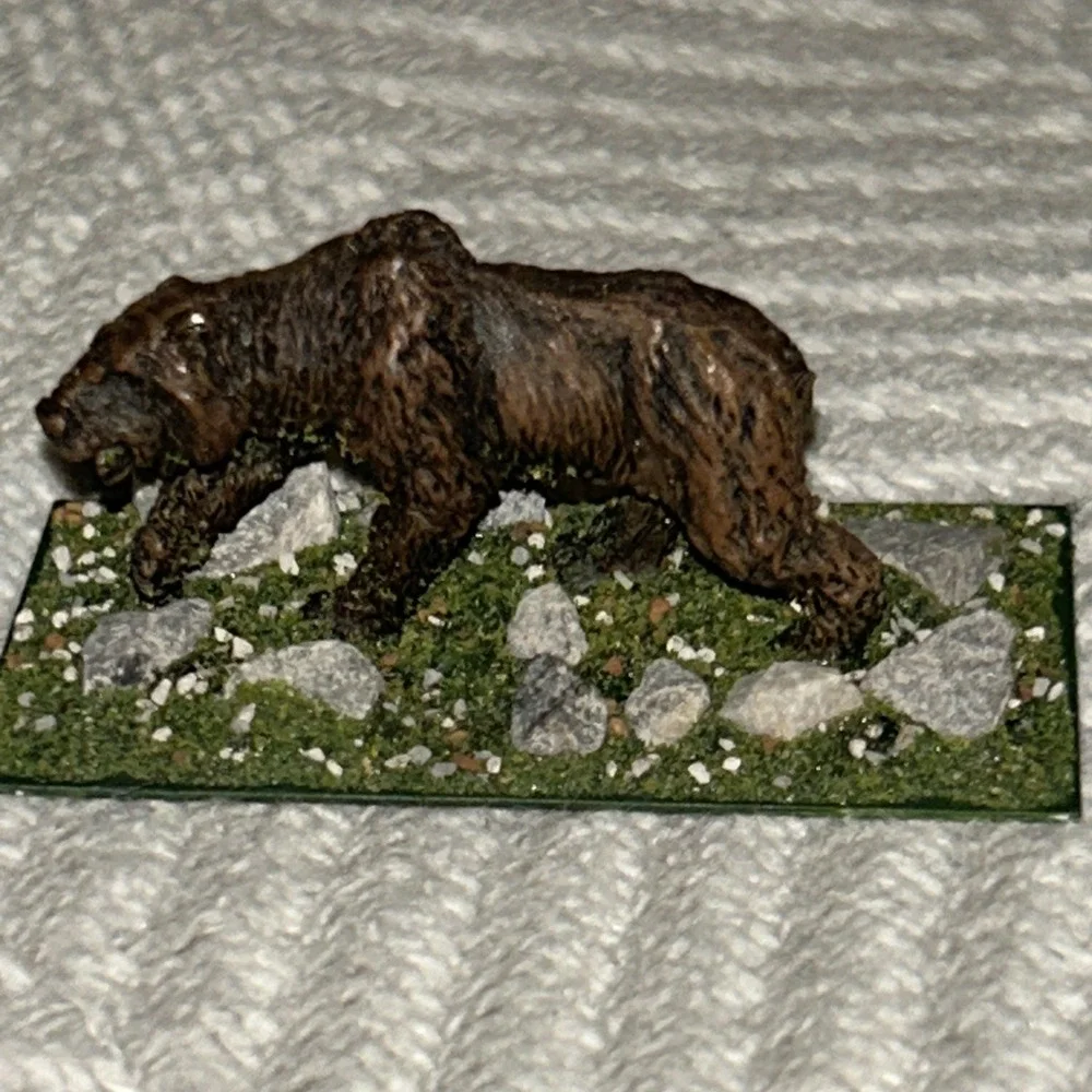 Grenadier Bear - Pewter, D&D Ral Partha Metal Miniature Lot Of 2‎